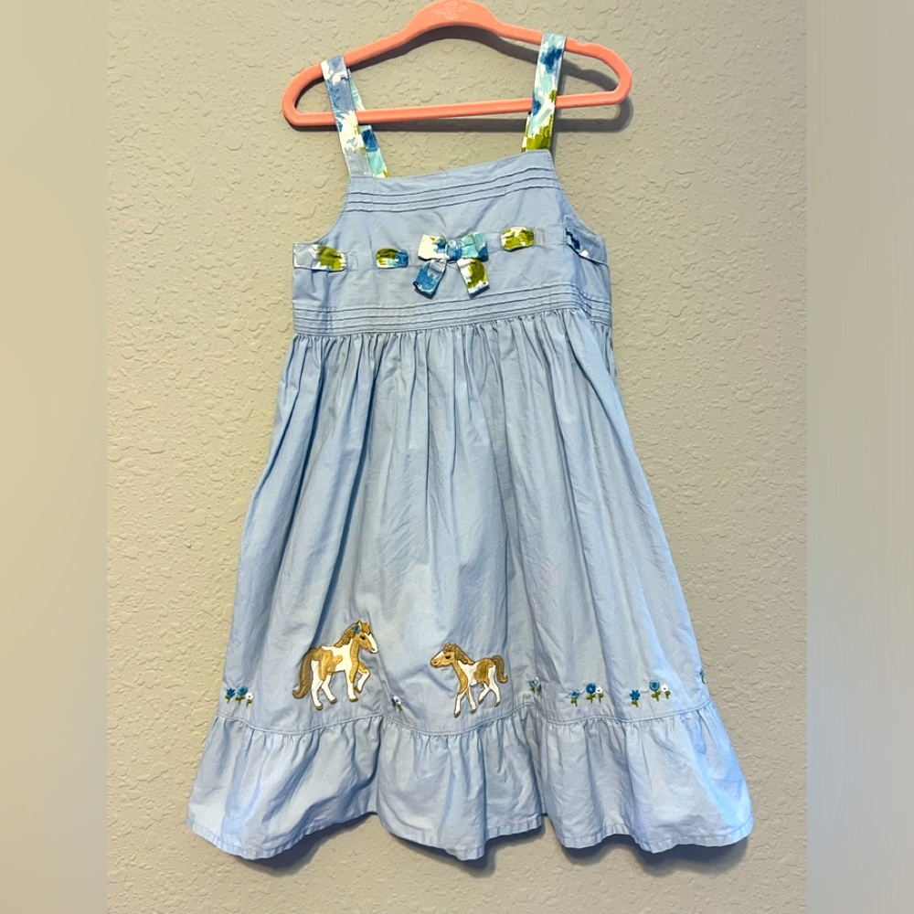 Gymboree Malibu Cowgirl horse dress 5T